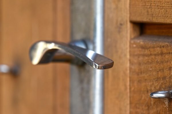  Cerradura de puerta de cristal, cerraduras de puerta  comerciales de la instalación simple para el hogar para la oficina :  Herramientas y Mejoras del Hogar